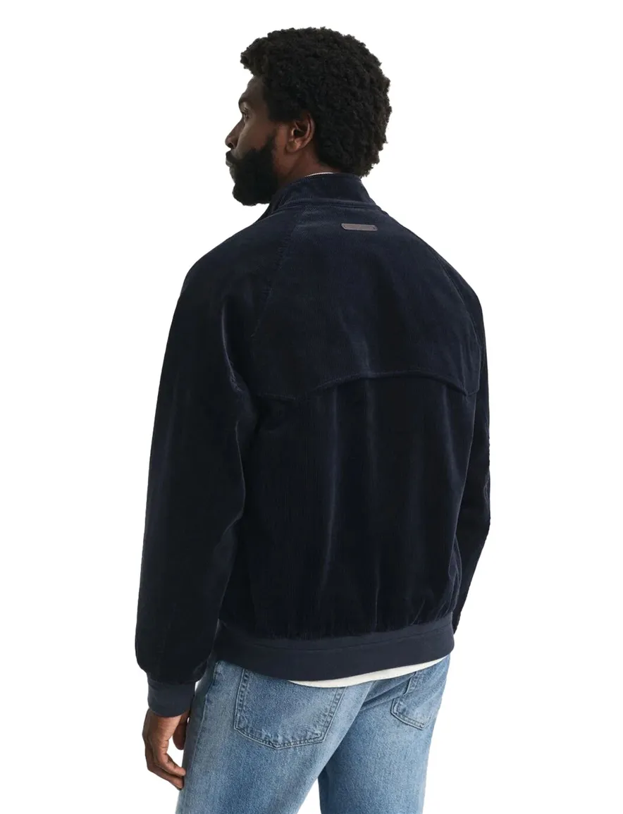 Gant tussenjas navy corduroy Harrington