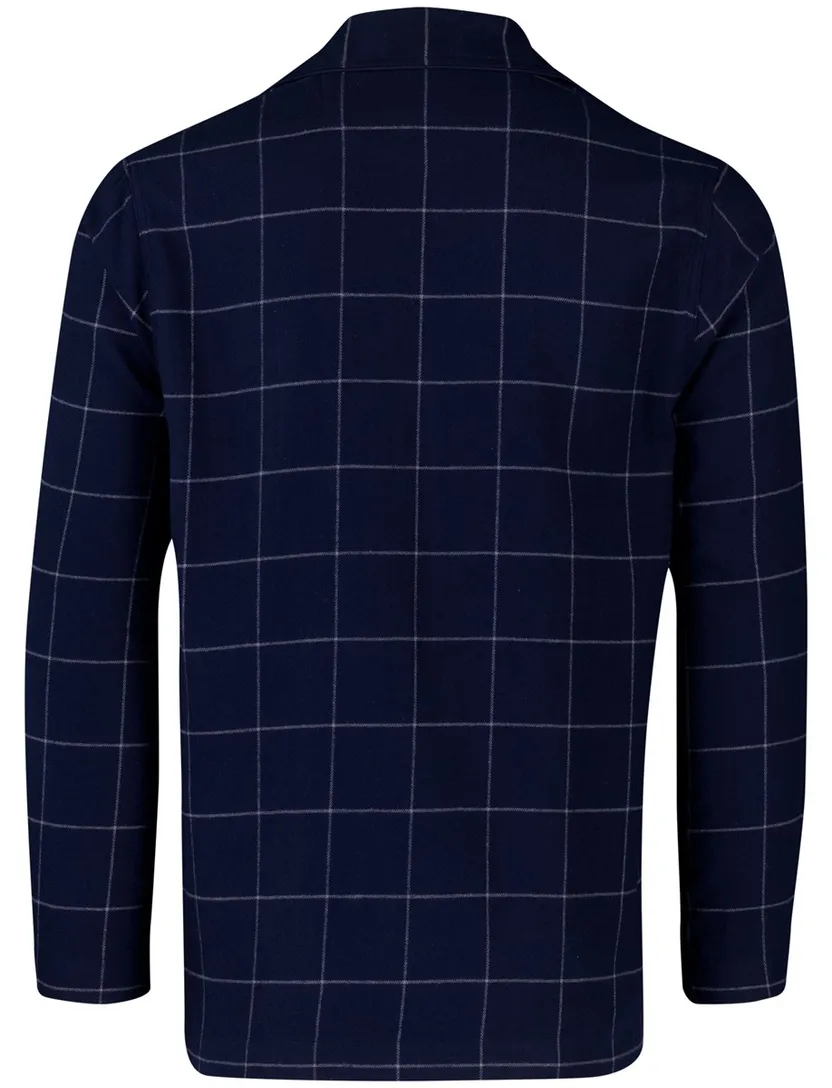 Polo Ralph Lauren Pyjama donkerblauw ruit 100% katoen