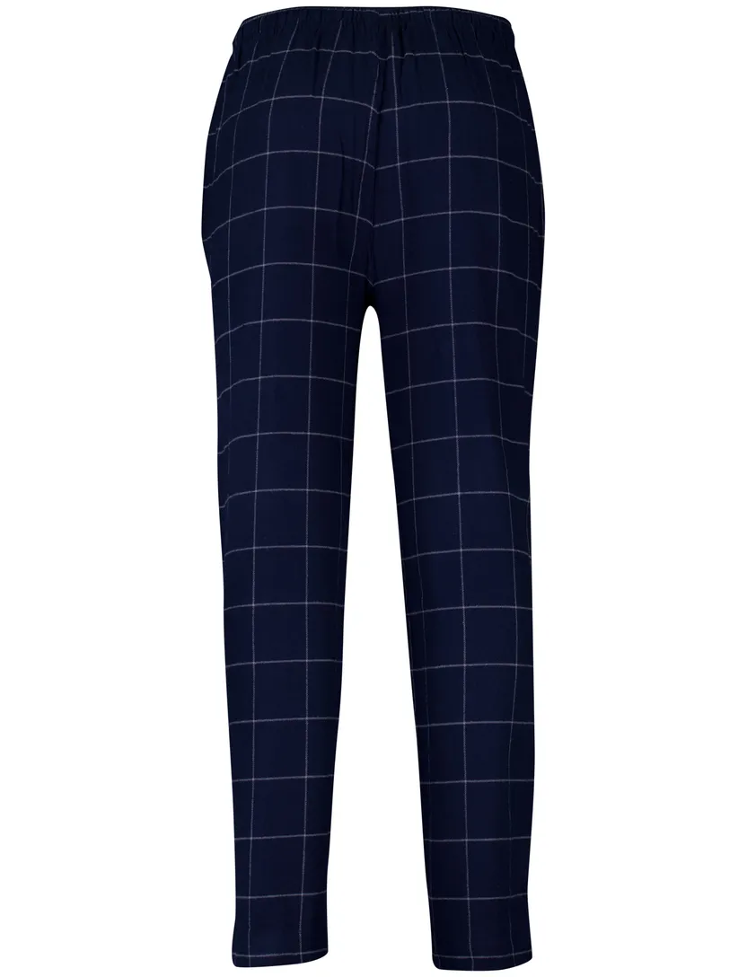 Polo Ralph Lauren Pyjama donkerblauw ruit 100% katoen