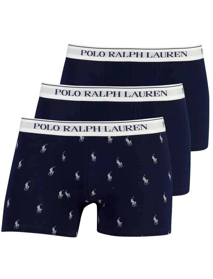 Polo Ralph Lauren Boxershorts donkerblauw 3-pack