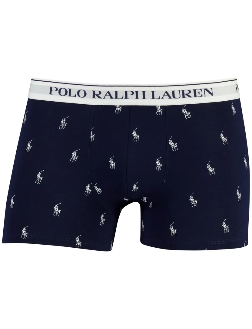 Boxershorts normale fit polo ralph lauren donkerblauw 3-pack