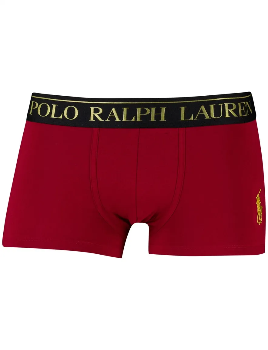 Polo Ralph Lauren Boxershorts rood d.blauw katoen