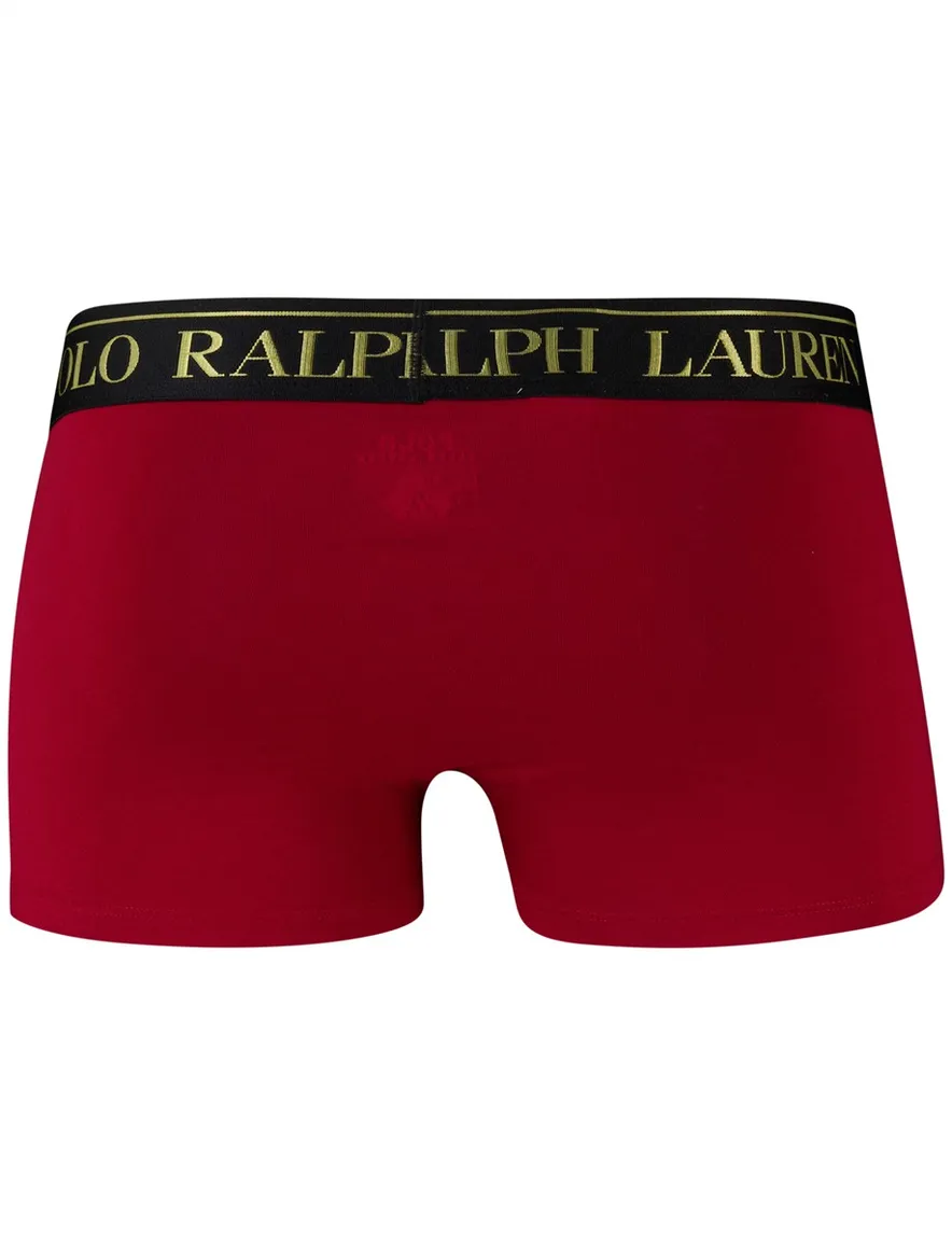 Polo Ralph Lauren Boxershorts rood d.blauw katoen