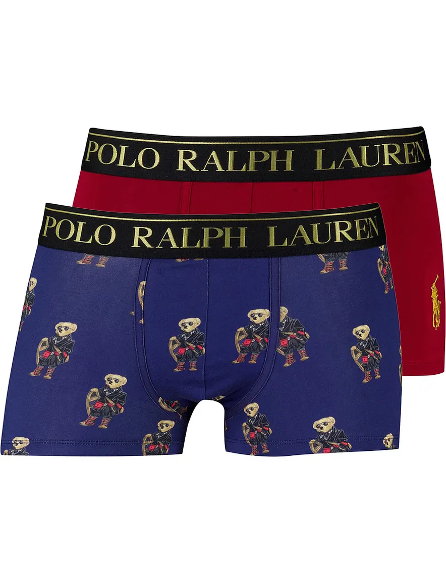 Polo Ralph Lauren Boxershorts rood d.blauw