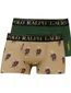 Polo Ralph Lauren Boxershorts groen bruin 2-pack