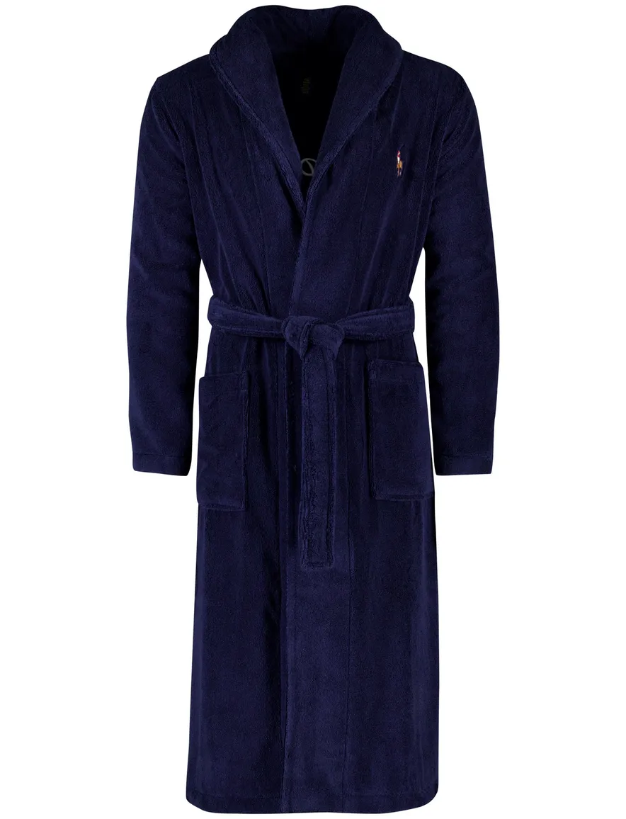 Polo Ralph Lauren Badjas navy katoen