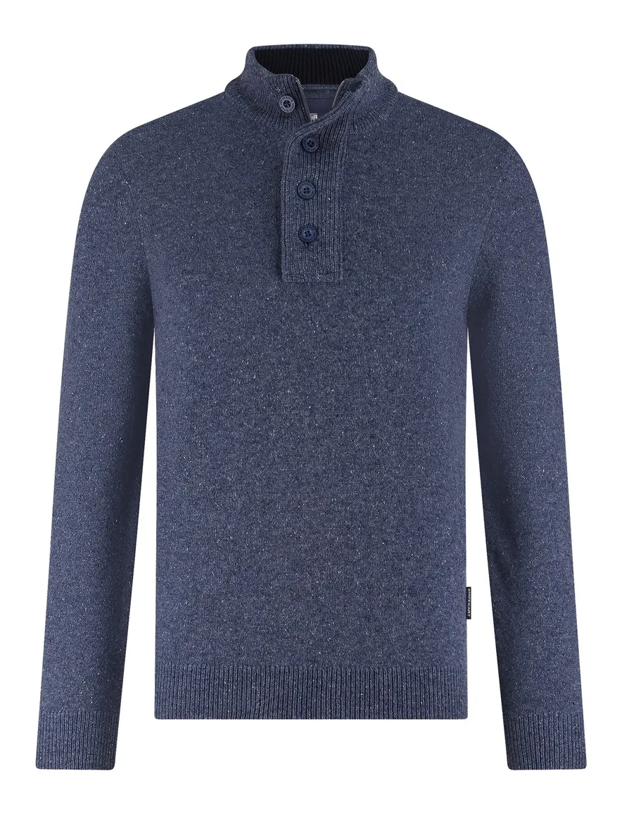 State of Art Regular Fit trui donkerblauw