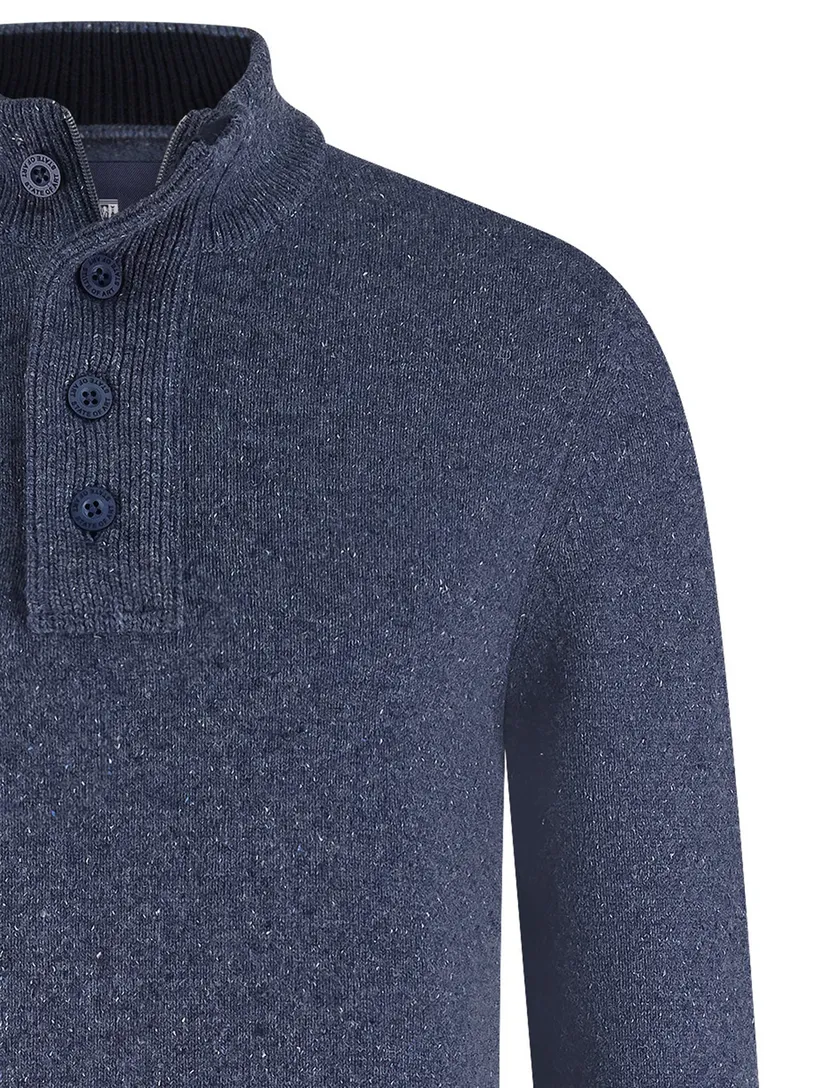 trui State of Art Regular Fit donkerblauw