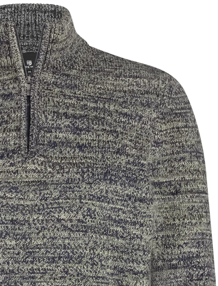 trui State of Art Regular Fit grijs