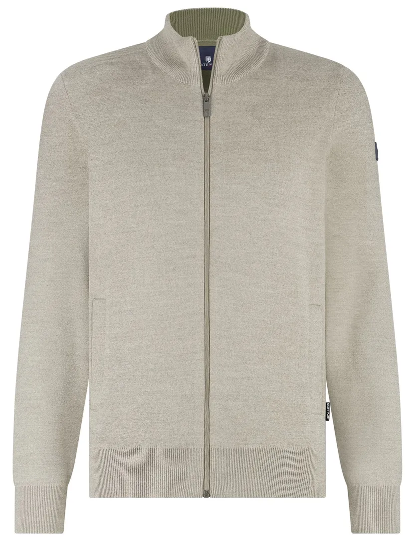 vest State of Art Regular Fit groen