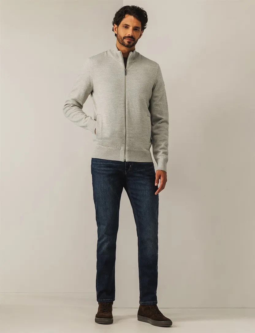 vest State of Art Regular Fit groen
