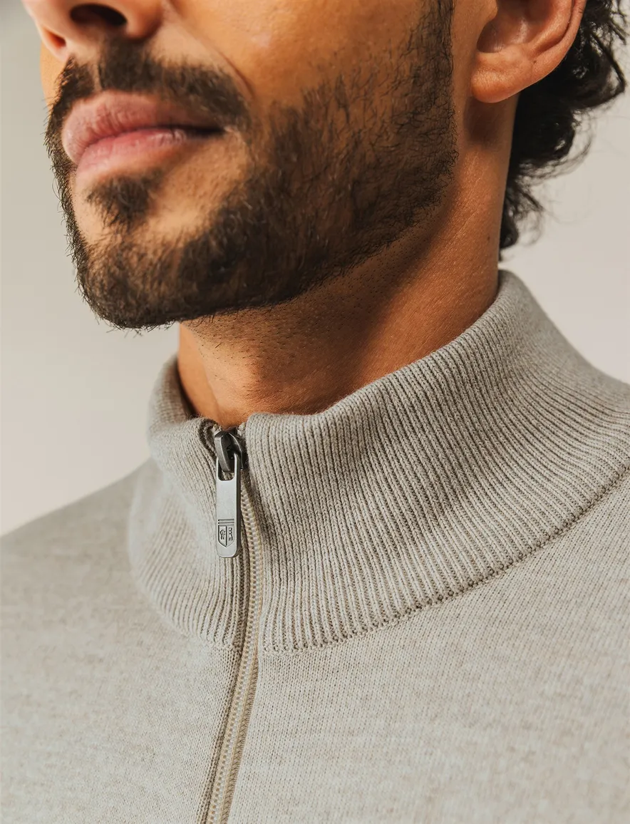 State of Art Regular Fit vest groen gemeleerd