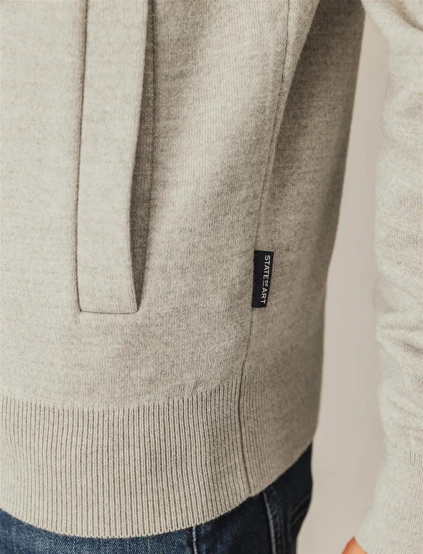 vest State of Art Regular Fit groen