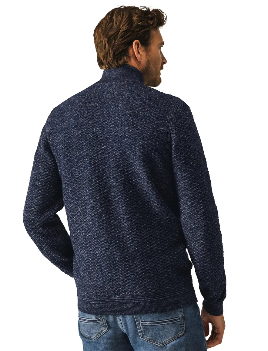 vest donkerblauw State of Art Regular Fit