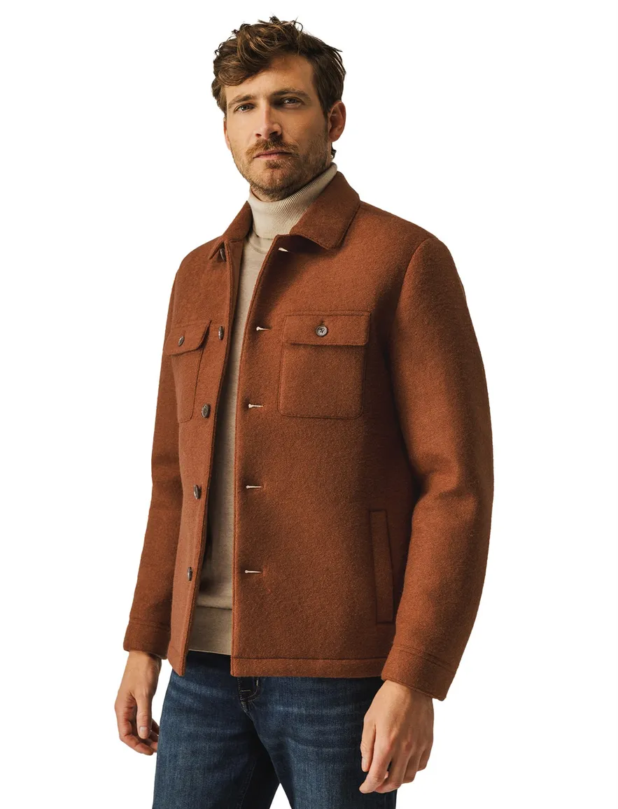 State of Art overshirt oranje borstzakken