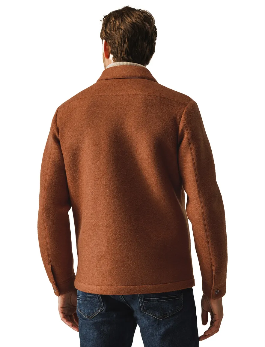 State of Art overshirt oranje borstzakken