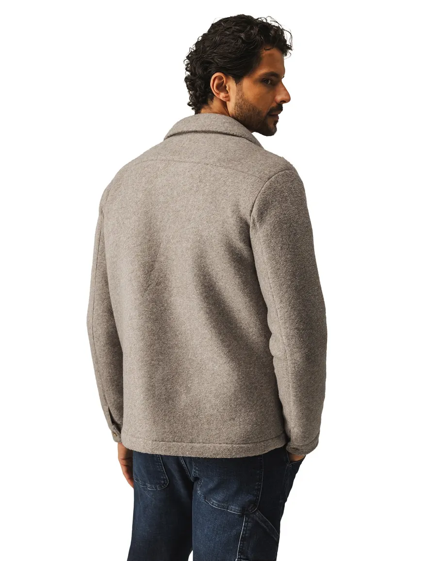 tussenjas grijs State of Art Regular Fit