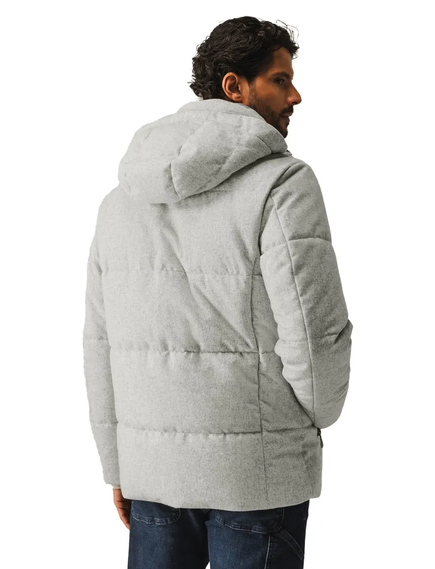 State of Art winterjas grijs regular fit