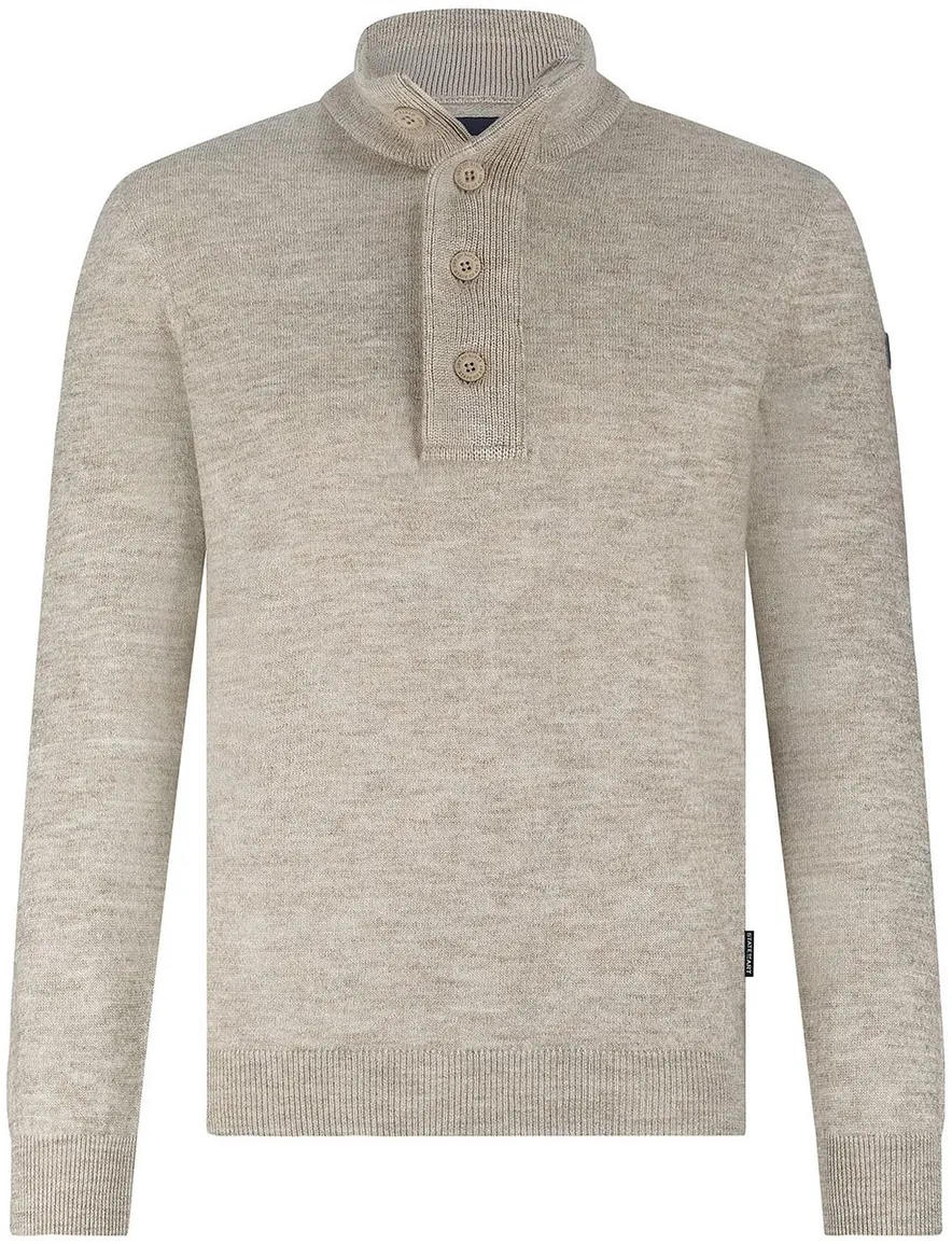 State of Art half zip trui beige