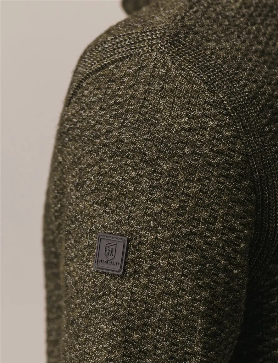 NZA vest groen gemêleerd