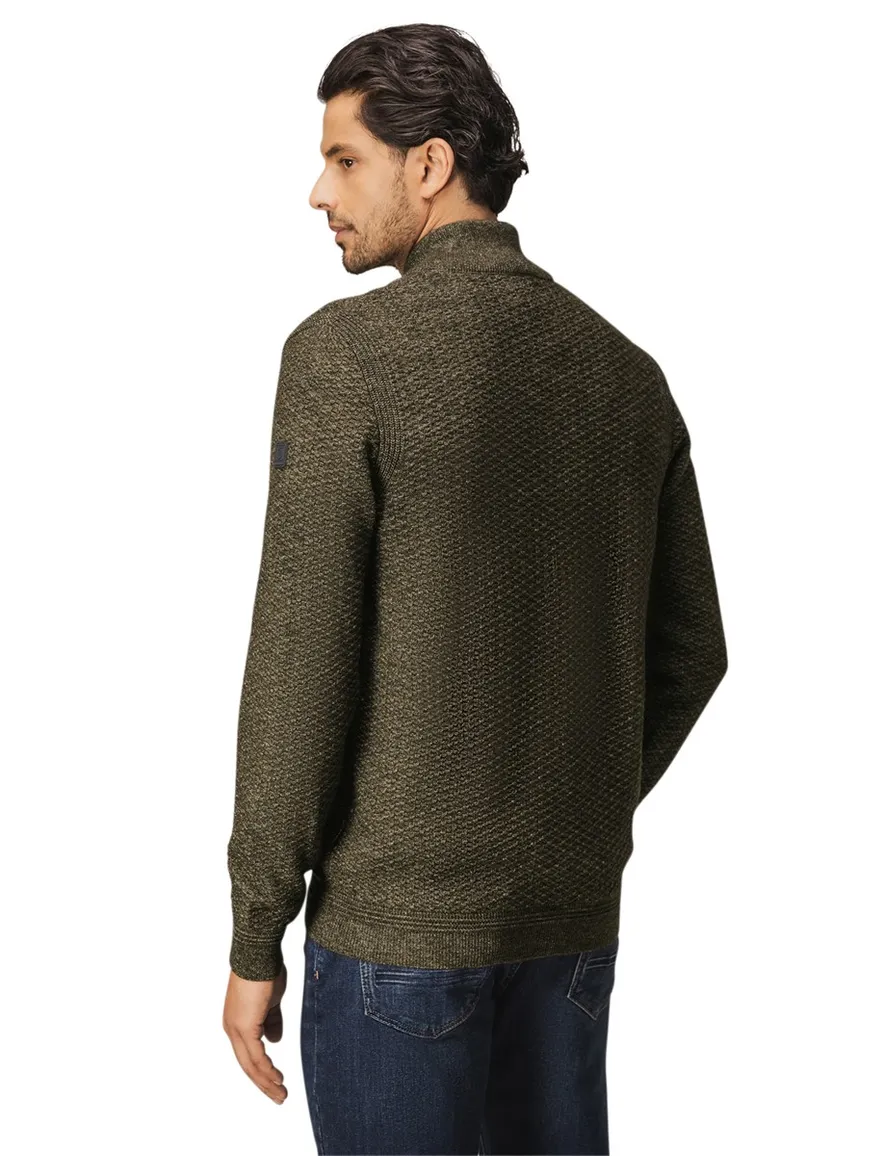 NZA vest groen gemêleerd