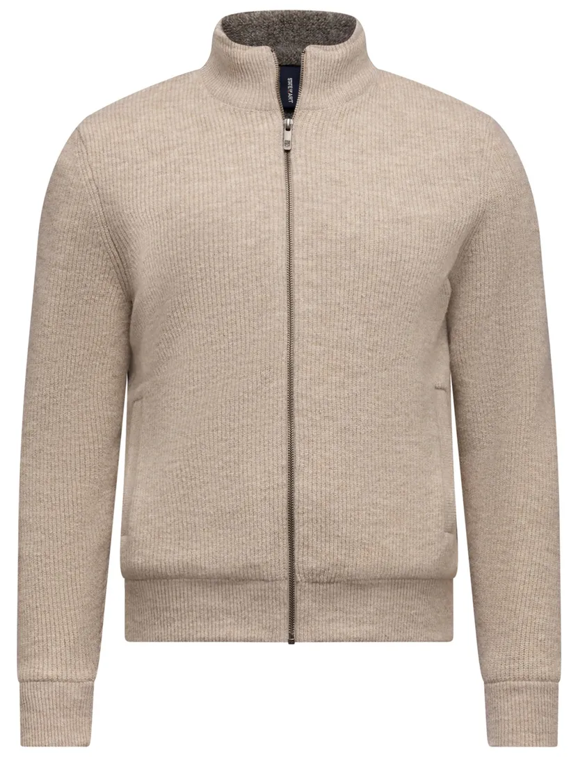 Beige sweatvest State of Art