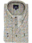 State of Art casual overhemd geel blauw geprint katoen