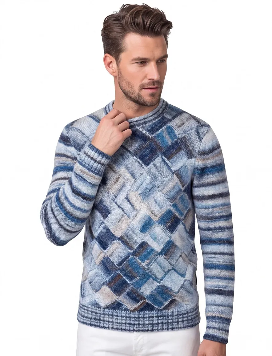 State of Art Regular Fit trui blauw
