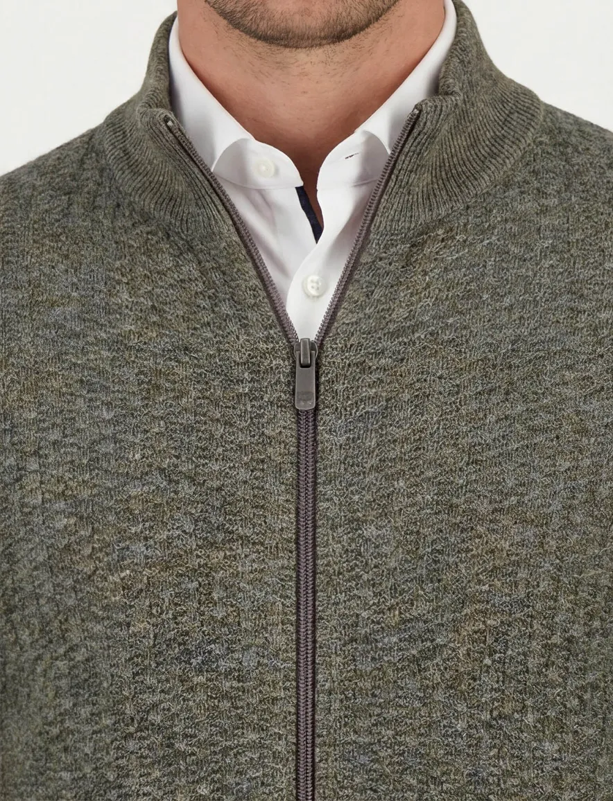 State of Art vest multicolor gebreid acryl