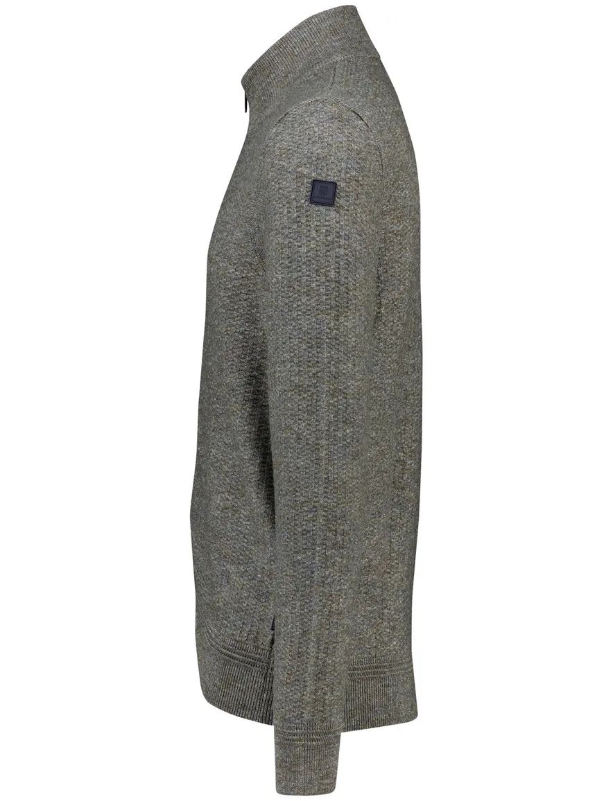 State of Art vest multicolor gebreid