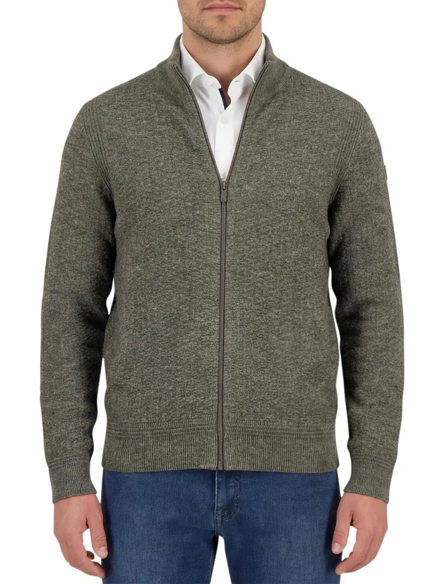State of Art vest multicolor gebreid acryl