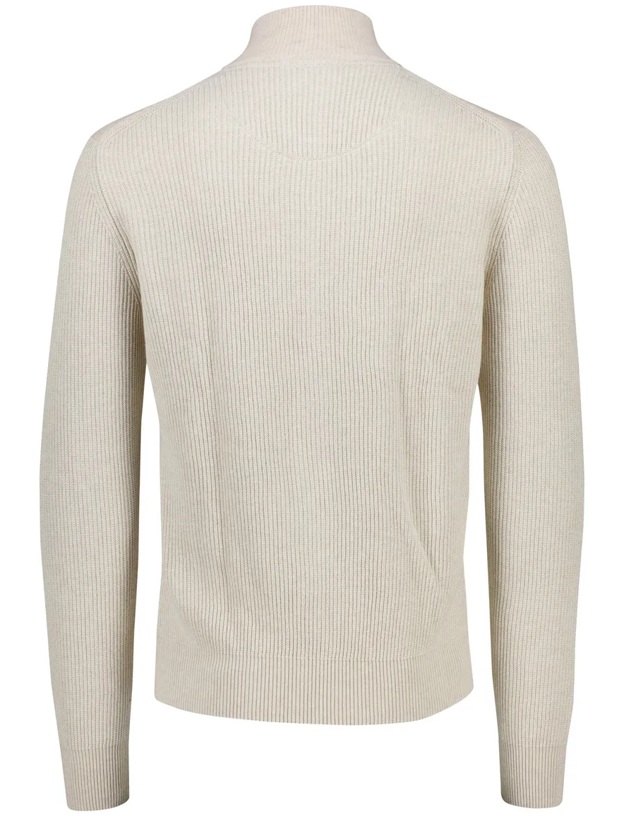 State of Art Vest beige gebreid lamswol