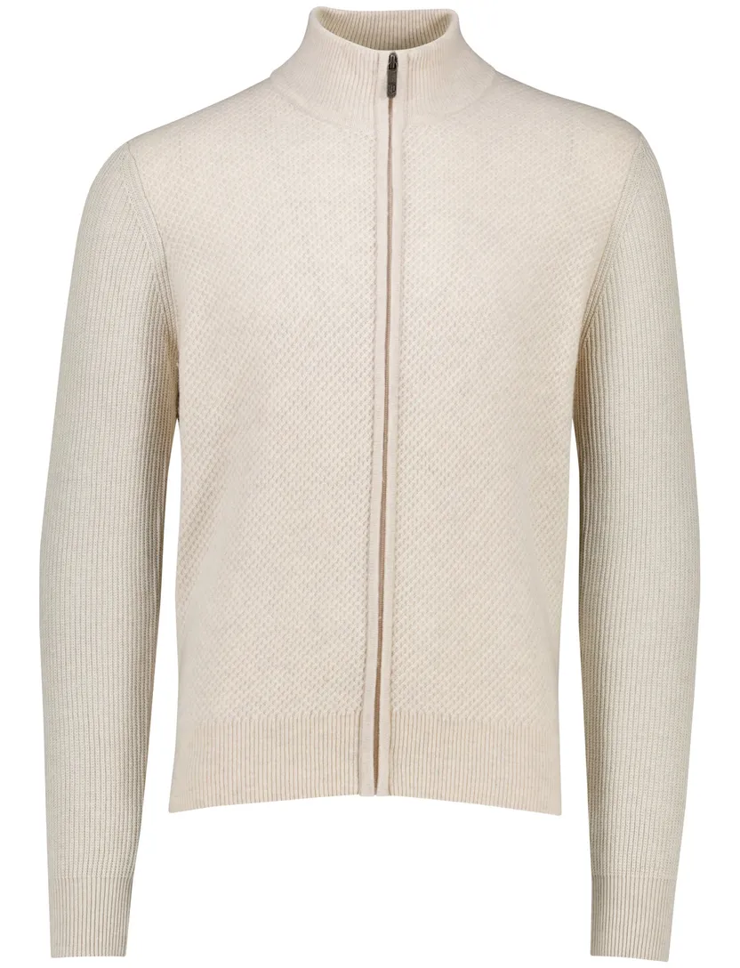 State of Art Vest beige lamswol regular fit