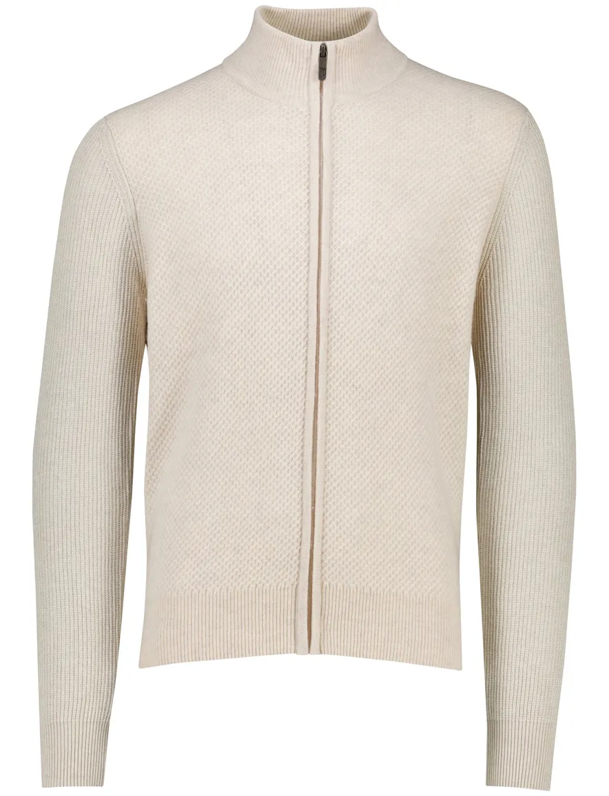 State of Art vest crème lamswol outdoor