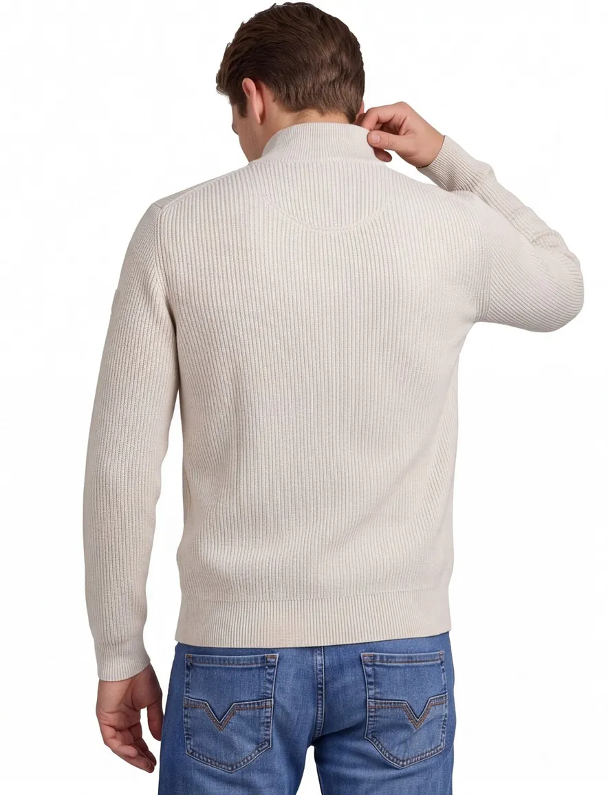 State of Art vest crème lamswol outdoor