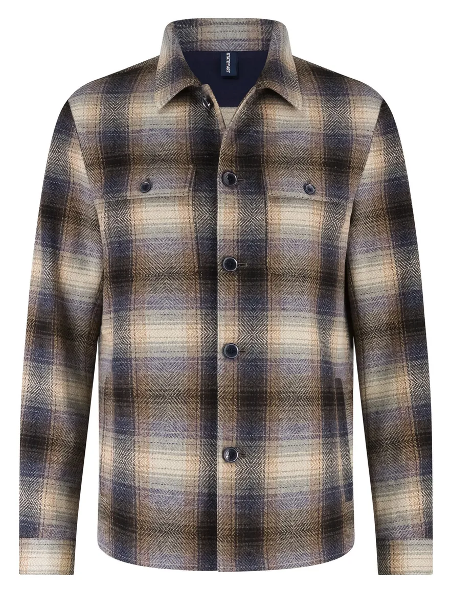 Overshirt bruin State of Art Regular Fit