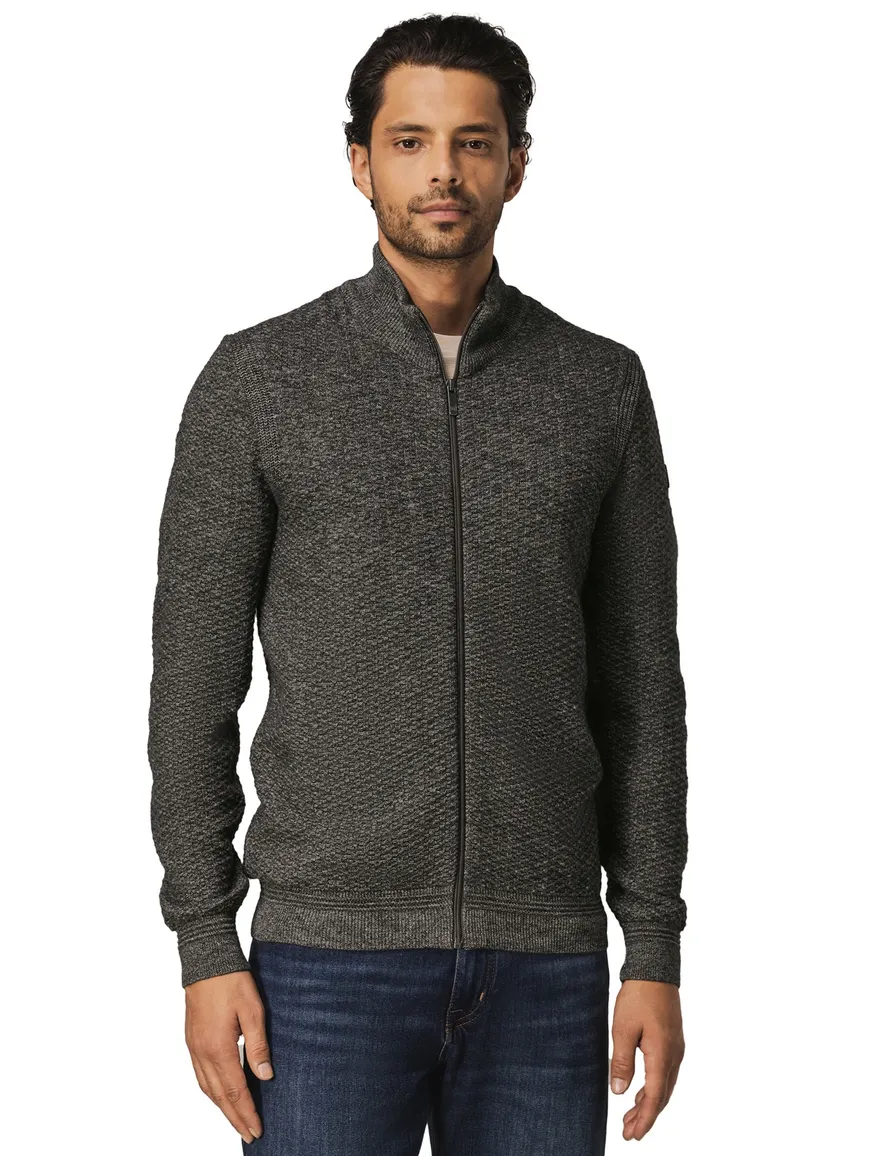 State of Art vest donkergrijs effen