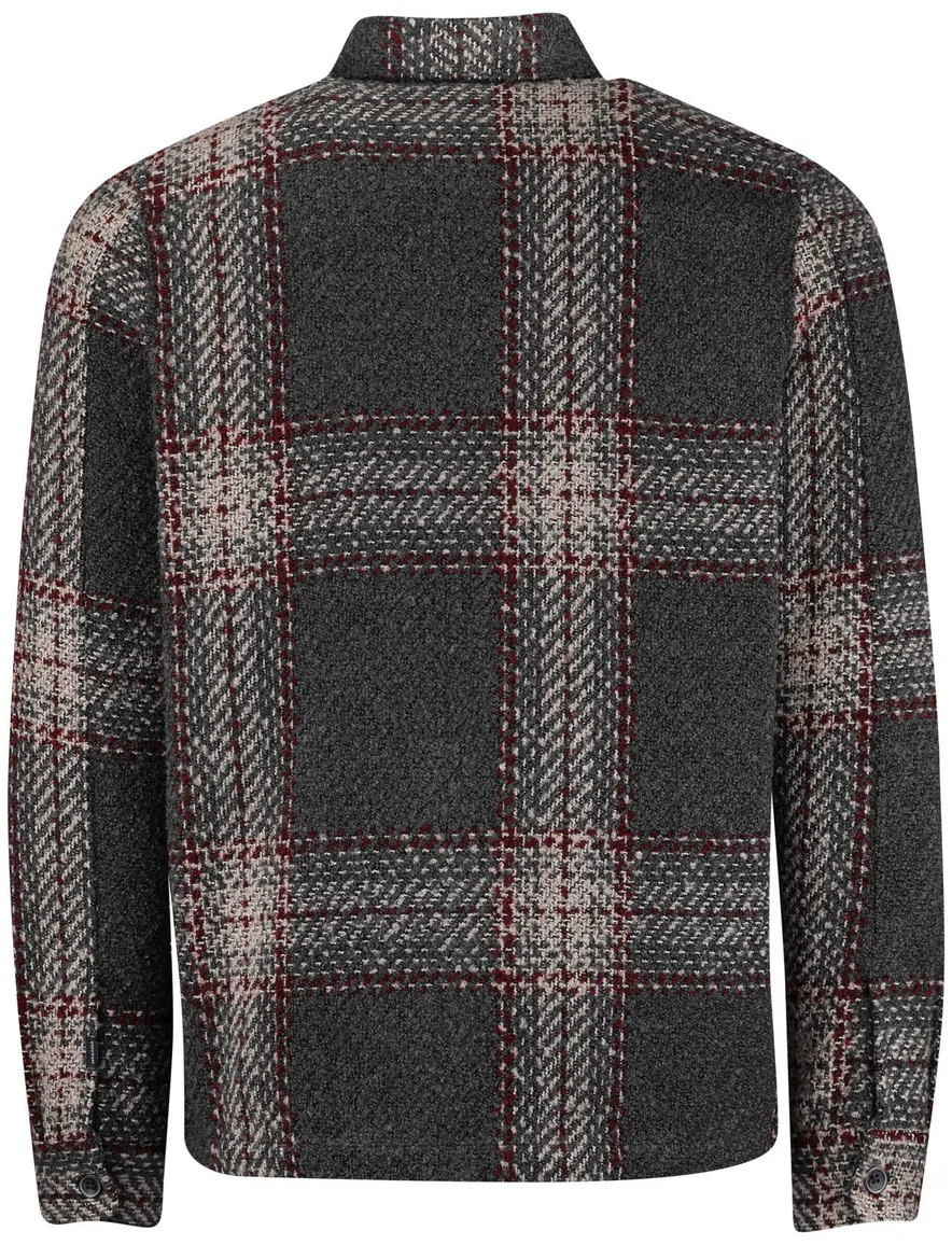 State of Art overshirt grijs acryl