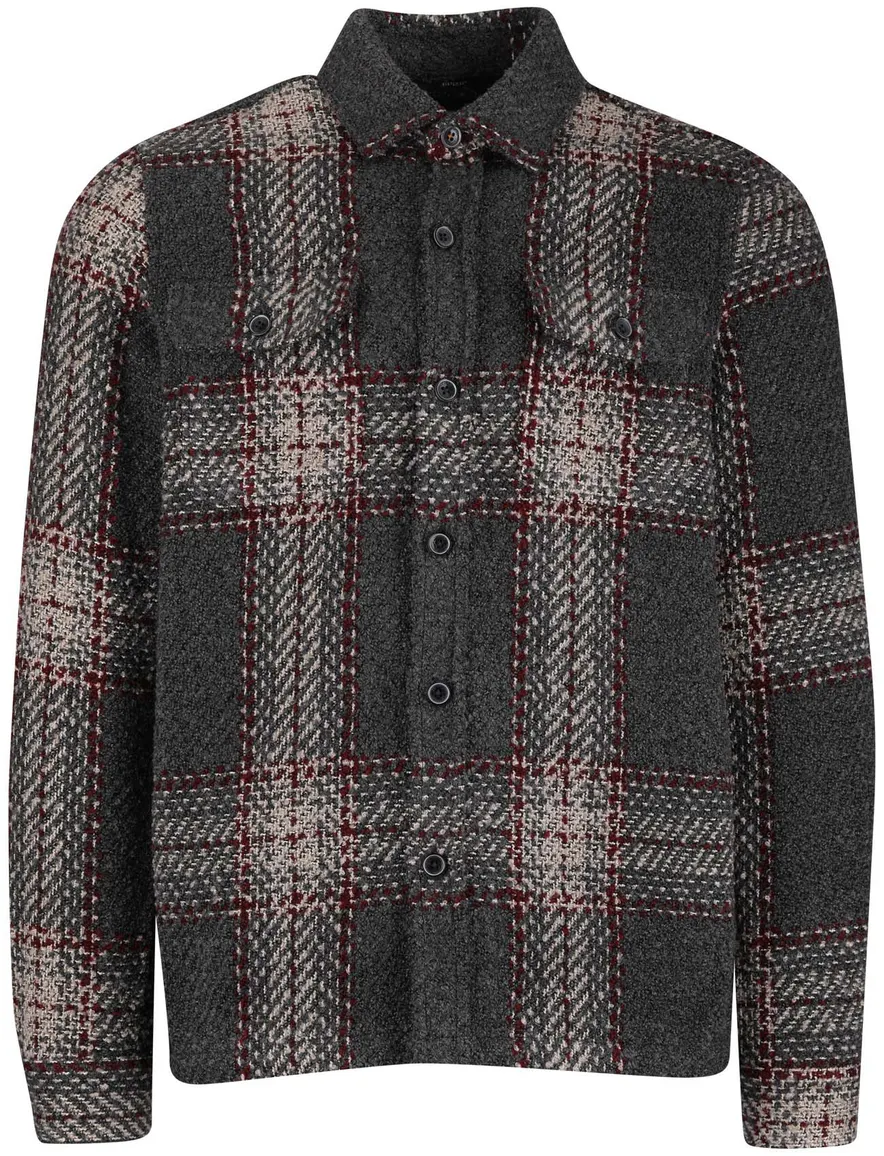 State of Art overshirt grijs acryl