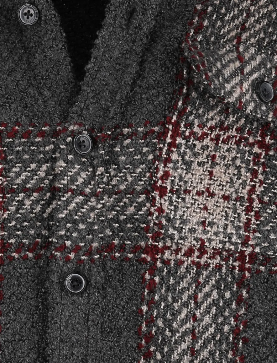 State of Art overshirt grijs acryl