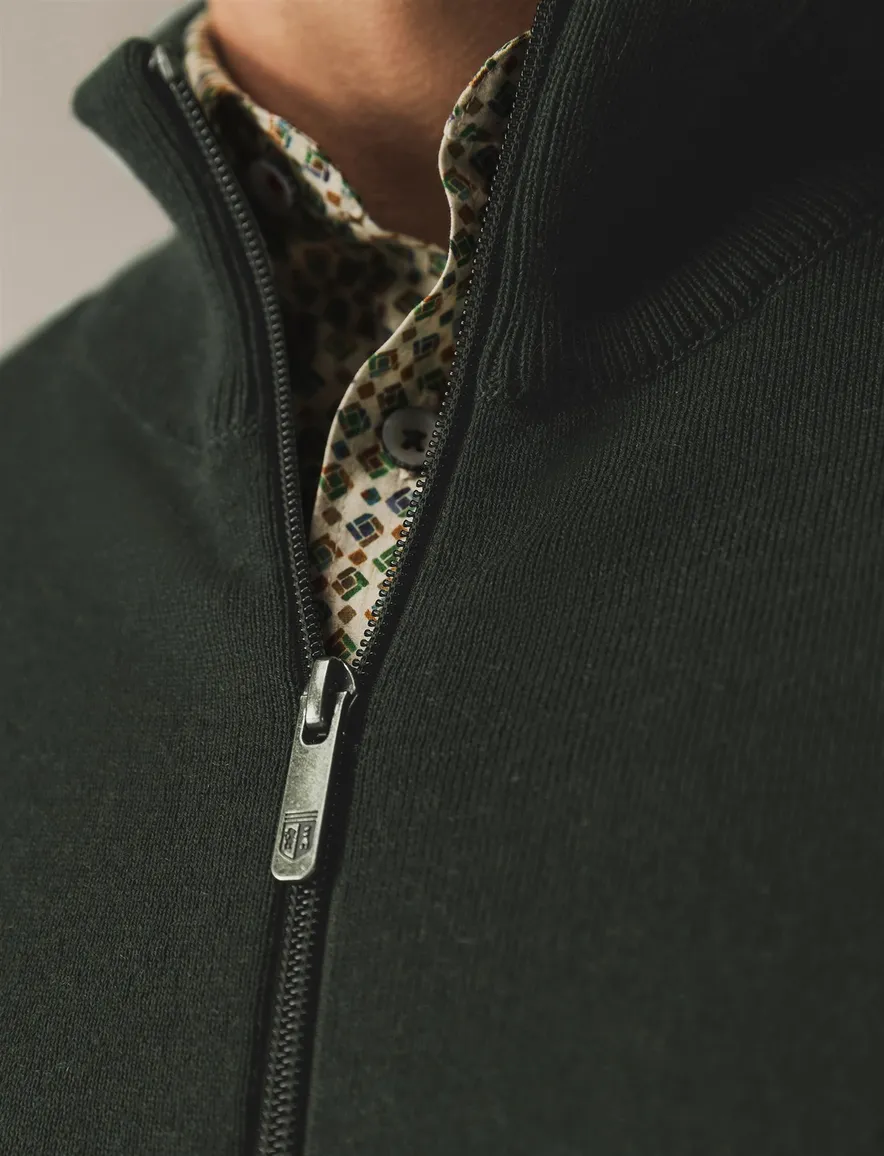 vest groen State of Art Regular Fit