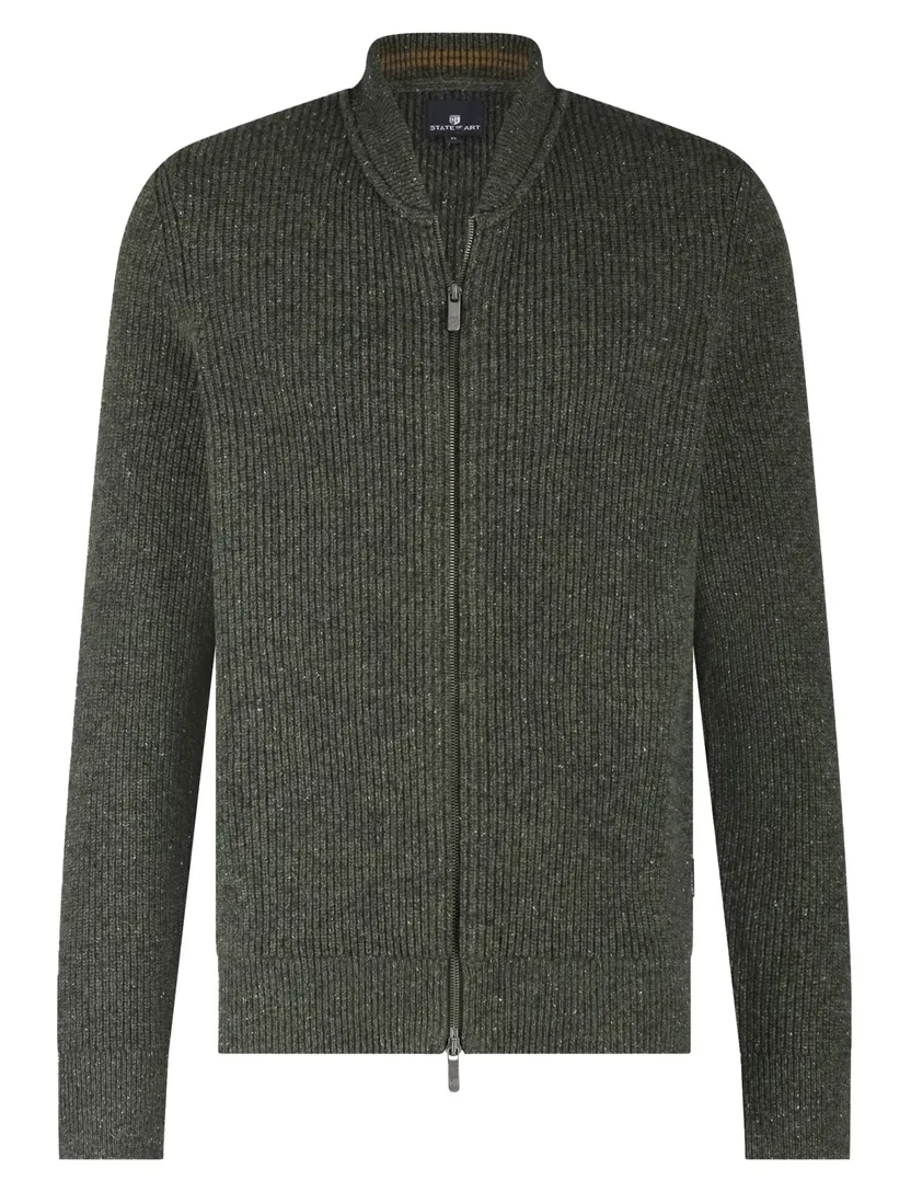 Vest State of Art groen wol