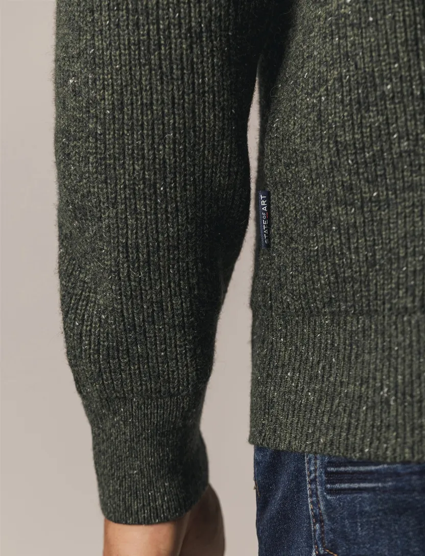 Vest State of Art groen wol