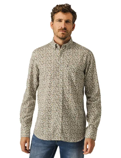 State of Art State of Art Regular Fit casual overhemd groen