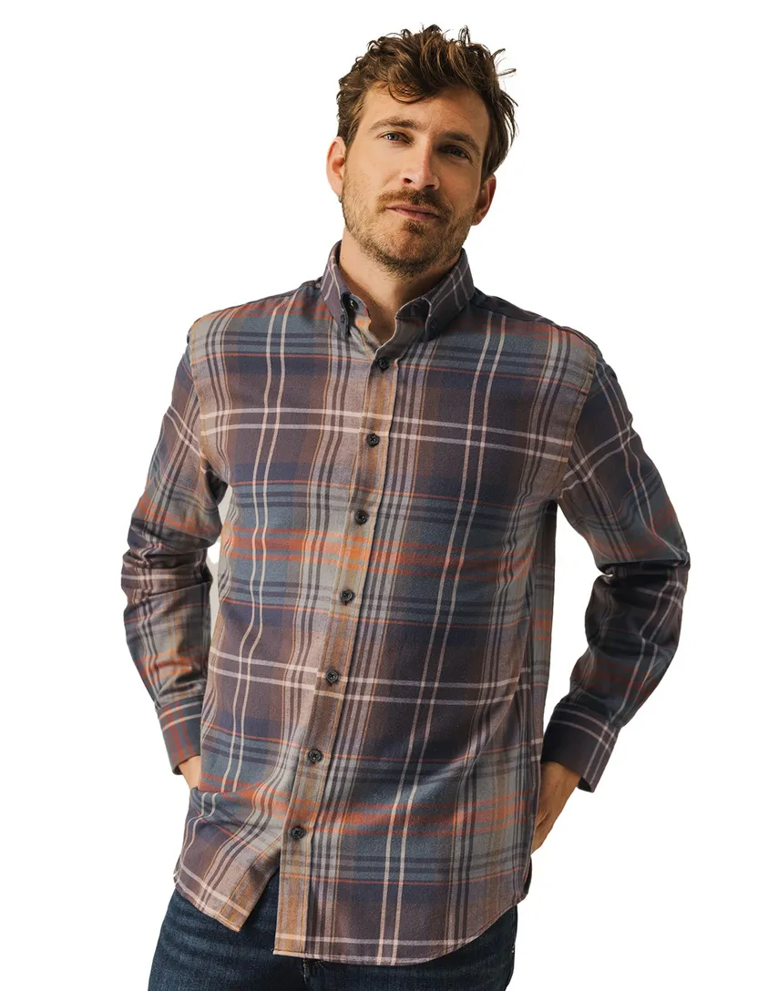 casual overhemd State of Art Regular Fit bruin