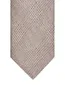 Stropdas Profuomo beige zijde geruit
