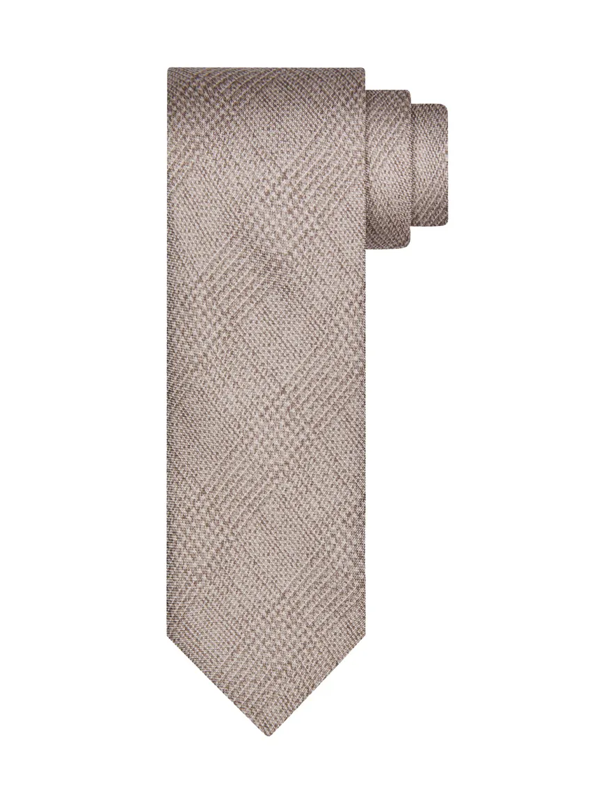 stropdas beige Profuomo