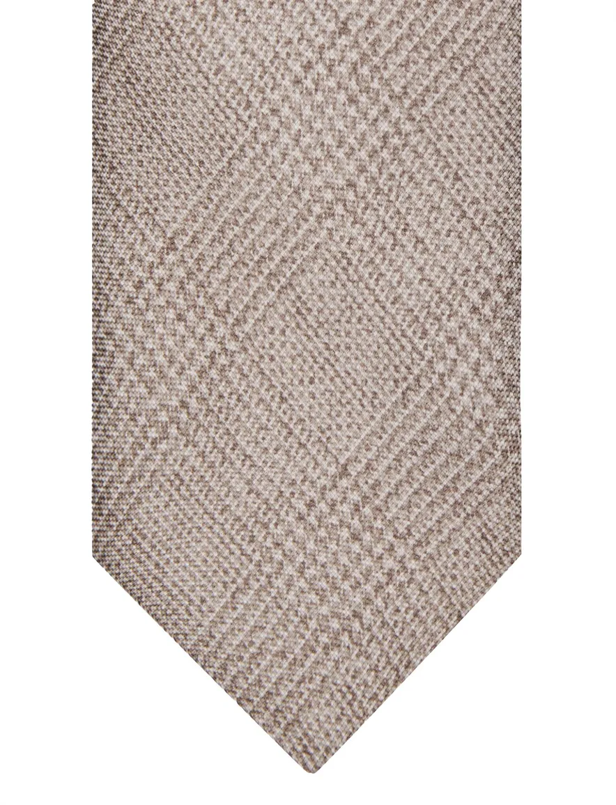 stropdas beige Profuomo