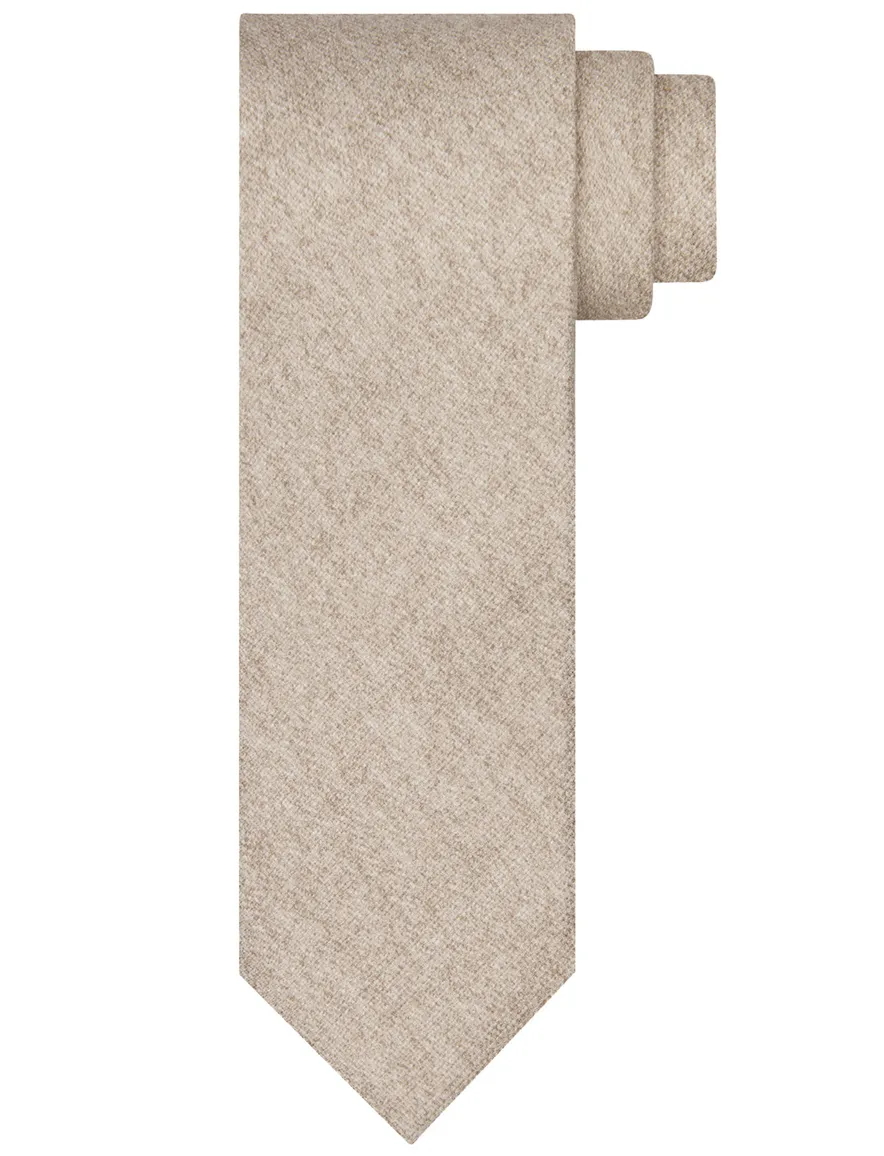 stropdas beige Profuomo