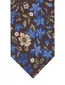 Stropdas Profuomo blauw geprint bloemen